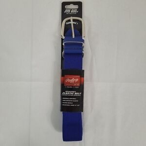 Rawlings Adjustable Baseball Softball Belt Adult Royal Blue One Size Fits Most